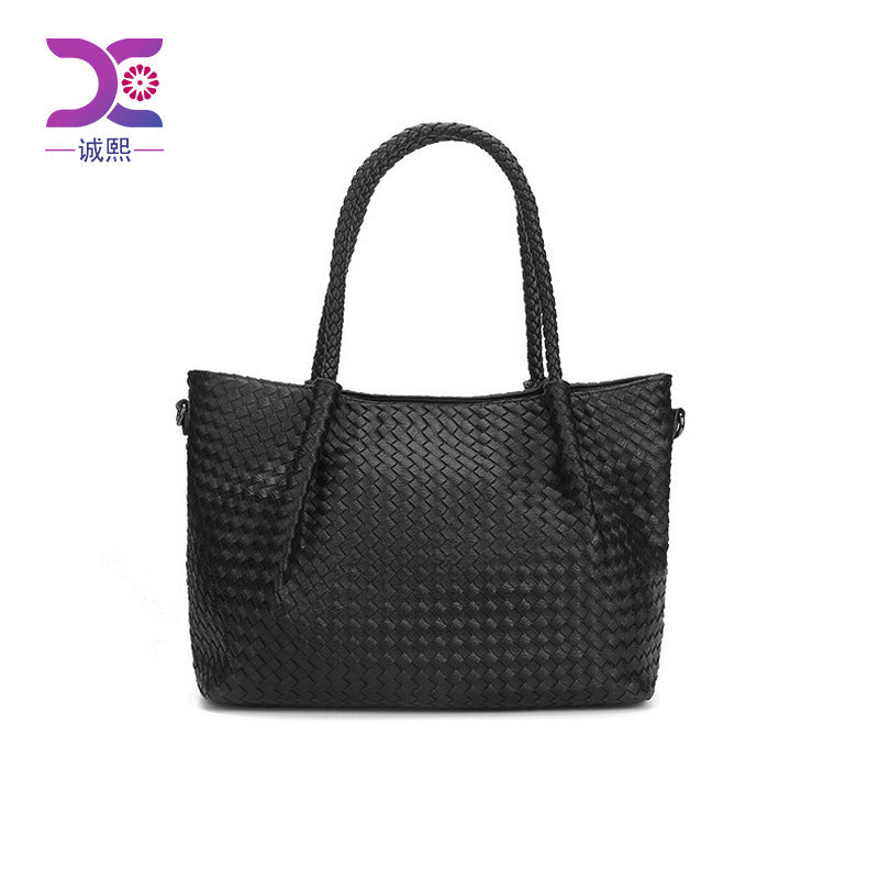 女包批发2025新款编织大容量单肩包手提女士包包托特包 一件代发