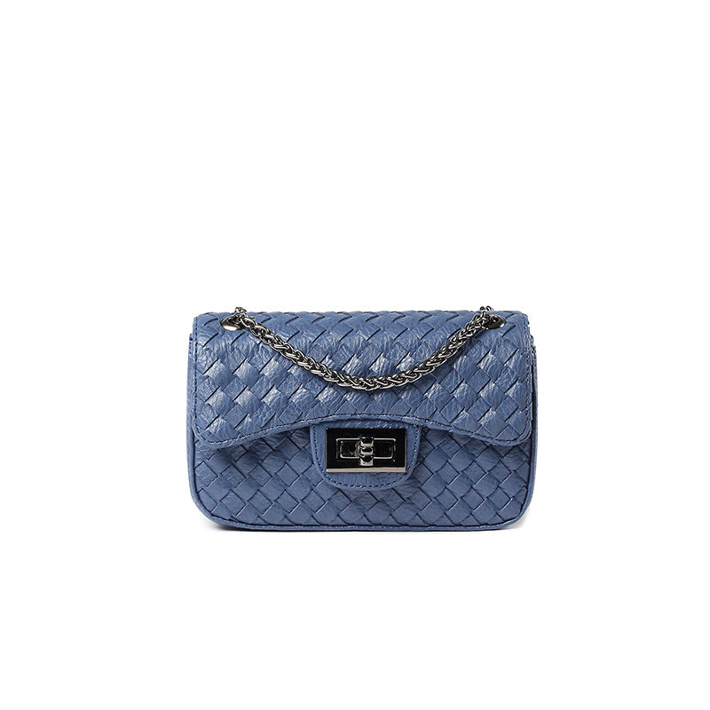 女包包2025新款小香风迷你编织链条小方包韩版时尚女包 一件代发