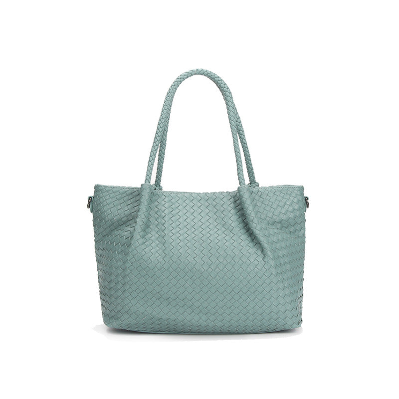 女包批发2025新款编织大容量单肩包手提女士包包托特包 一件代发