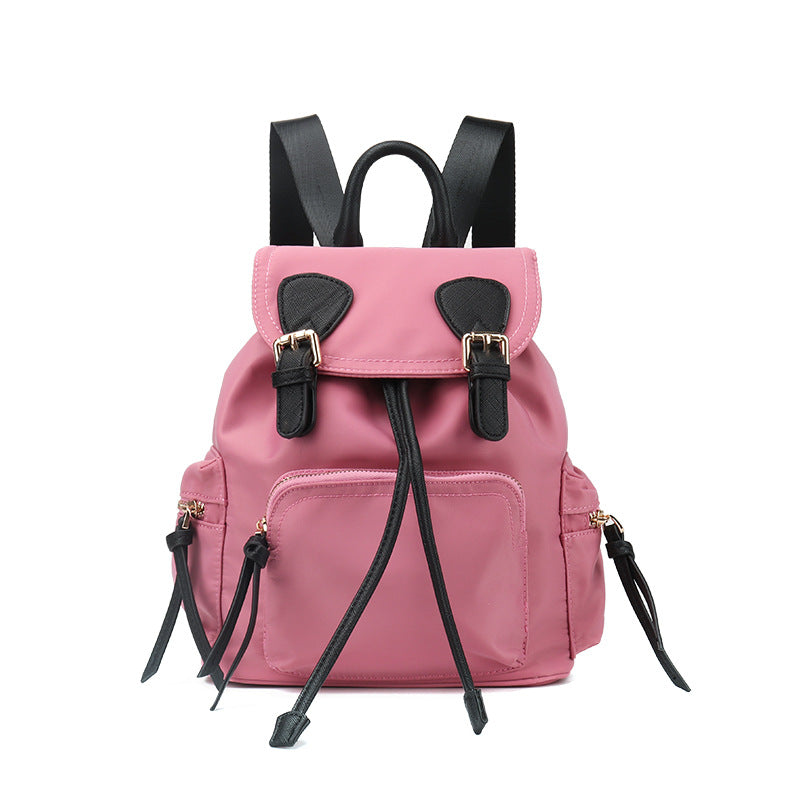 2024早春包包女韩版双肩包2023新款牛津时尚学生书包背包一件代发