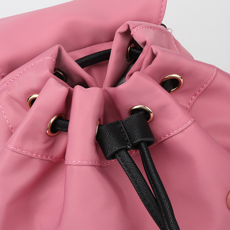 2024早春包包女韩版双肩包2023新款牛津时尚学生书包背包一件代发