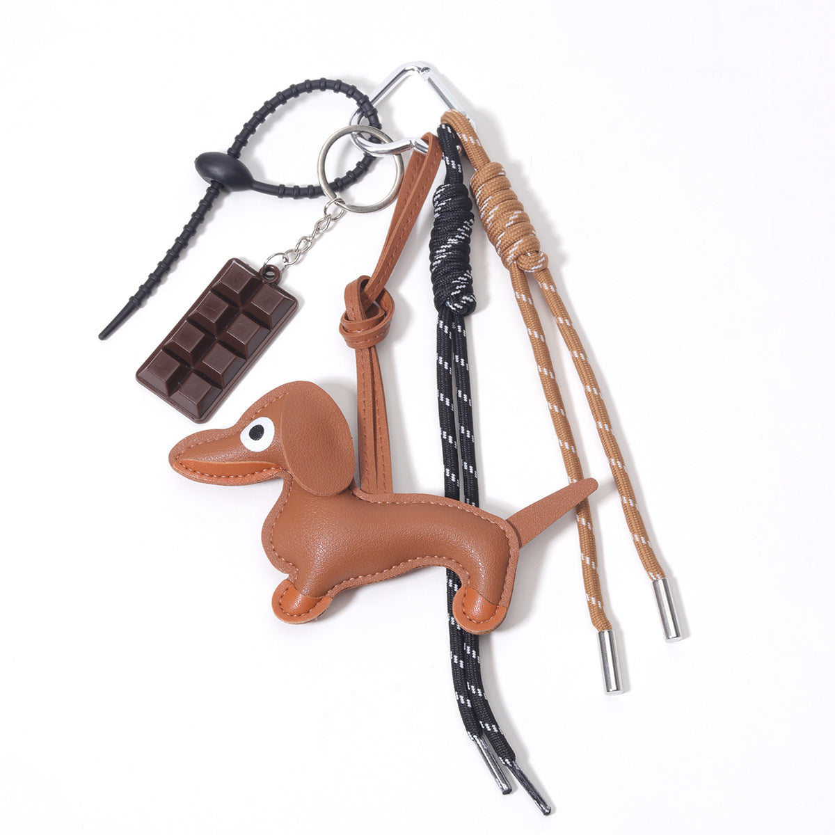 量大价优跨境热销腊肠狗棒球巧克力亚克力挂牌包包挂件挂饰钥匙扣