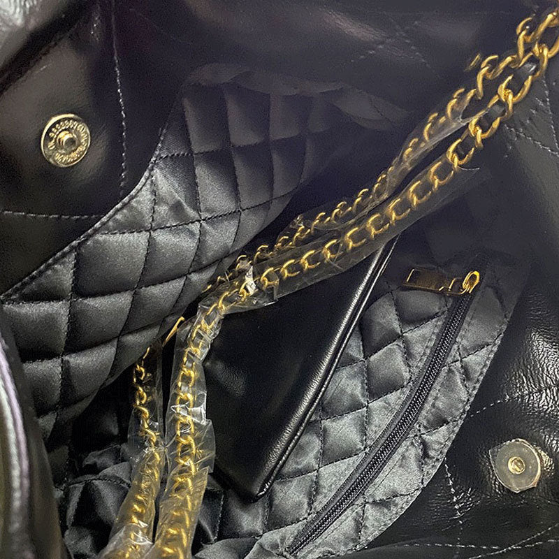 小香风垃圾袋托特包女大容量单肩大包电脑包通勤链条包有正版大牌