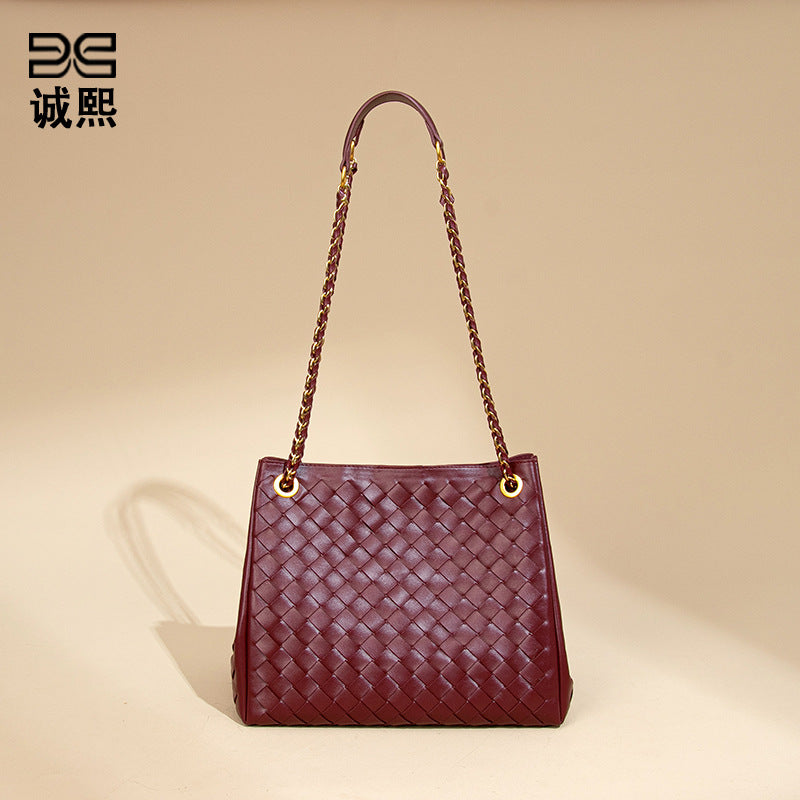 高级感大号降落伞编织女包质感潮流单肩腋下包休闲百搭单肩斜跨包