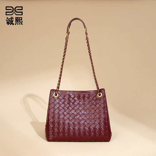 高级感大号降落伞编织女包质感潮流单肩腋下包休闲百搭单肩斜跨包