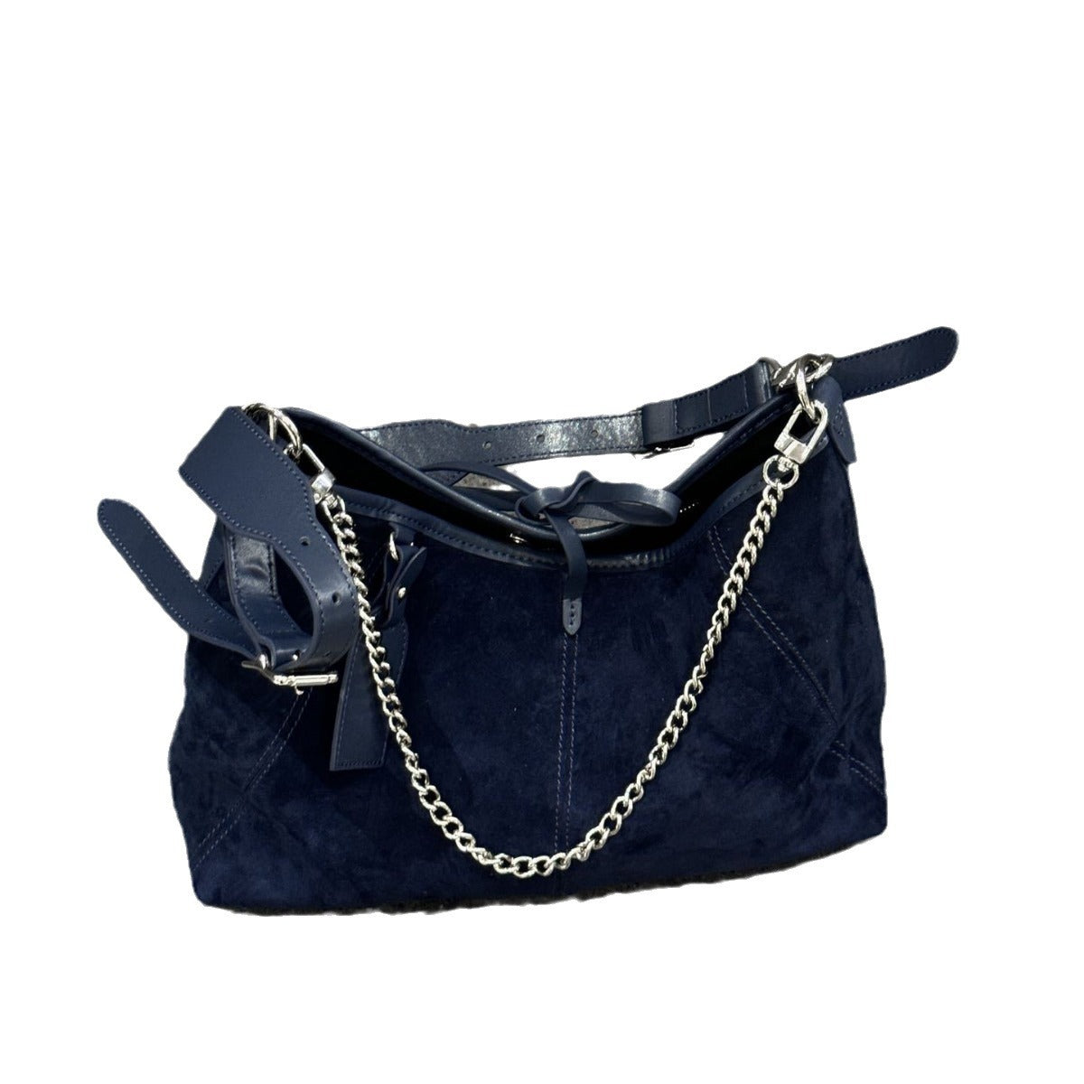 小众2024新款秋冬磨砂麂皮腋下包高级感大容量单肩斜挎托特包包女