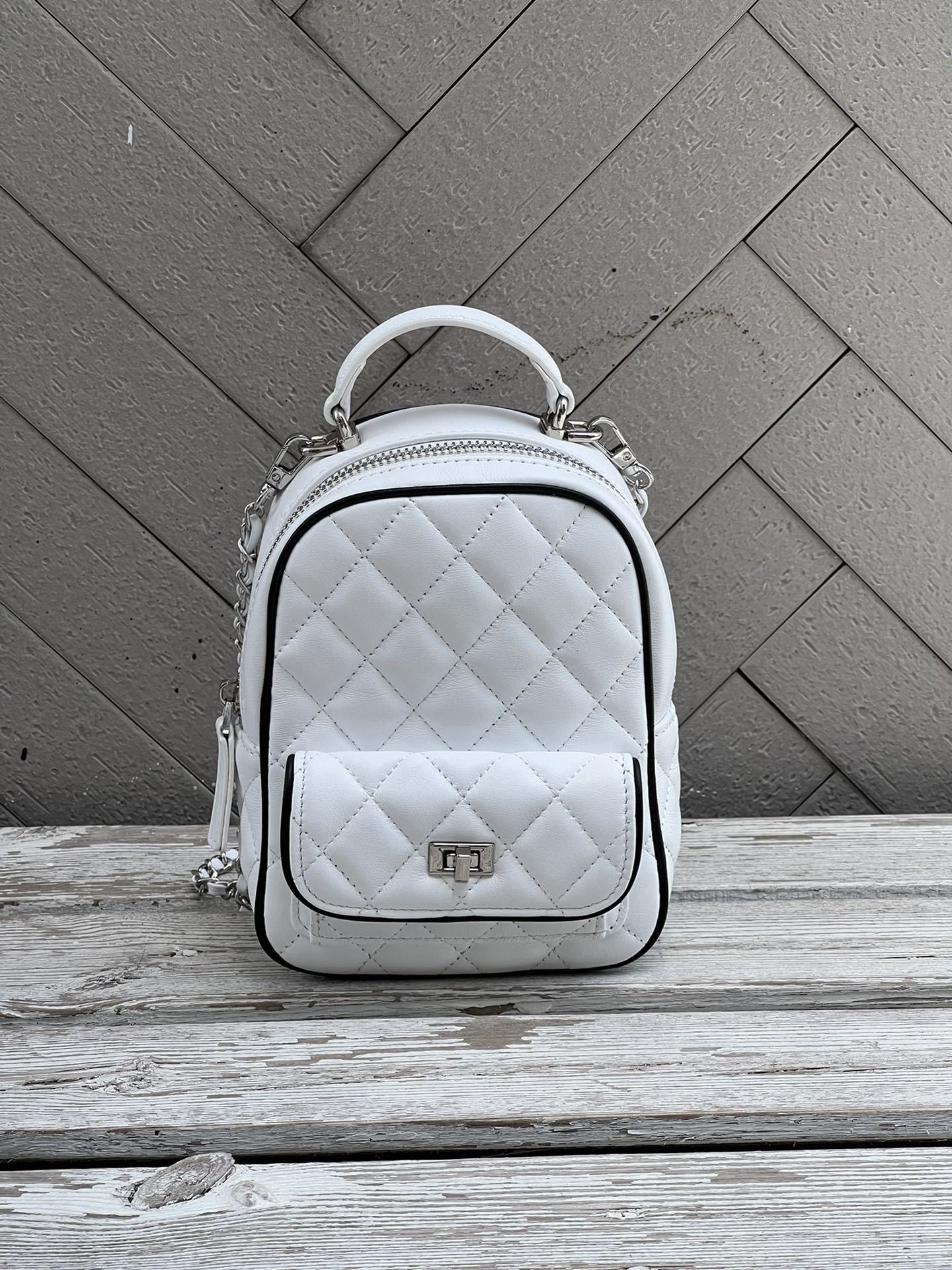 高级感小众菱格双肩包包女2025新款时尚百搭双肩书包单肩旅行包潮