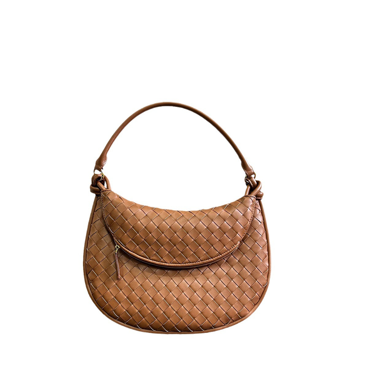 新月包斜挎包女2023新款高级感小众饺子包软皮单肩真皮时尚腋下包