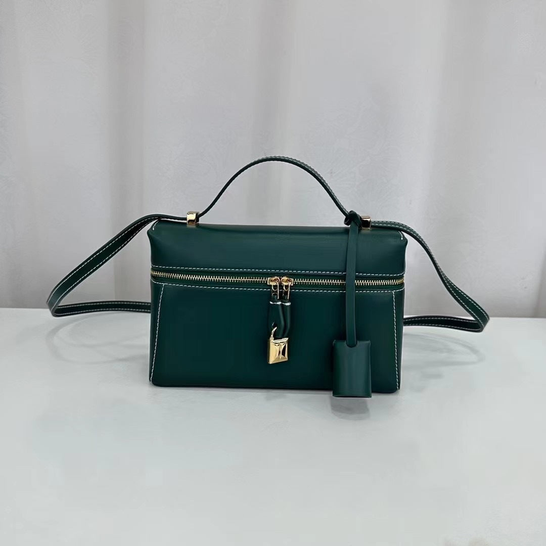 高级感复古腋下饭盒包女2023新款时尚百搭手提包通勤单肩斜挎包潮