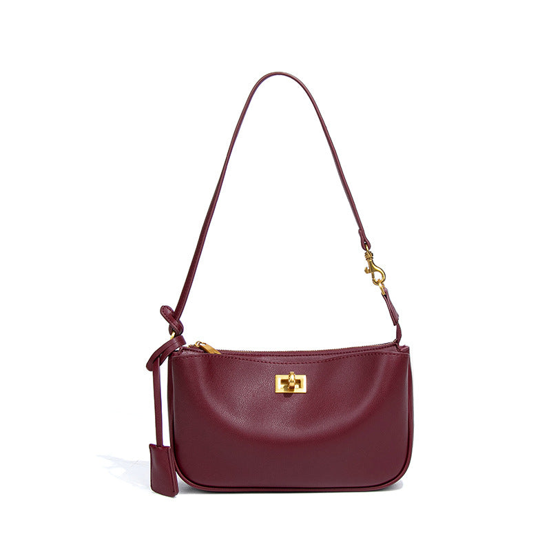 简约休闲手提包单肩腋下女包小众高级感斜挎包通勤百搭时尚小方包