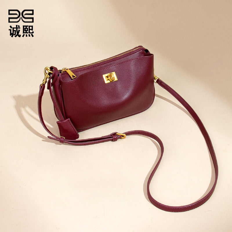 简约休闲手提包单肩腋下女包小众高级感斜挎包通勤百搭时尚小方包