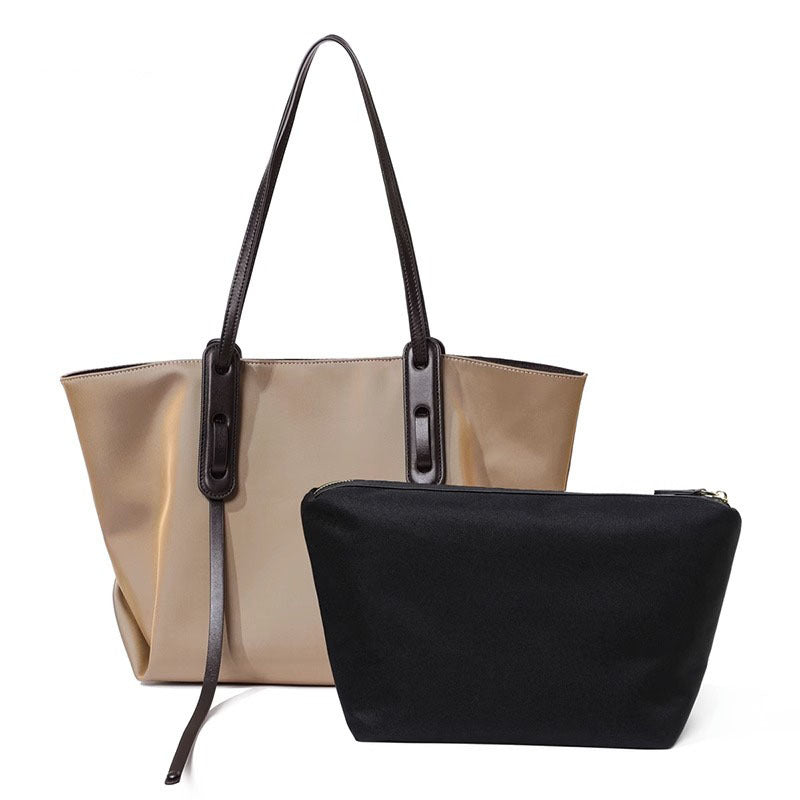 洋气大容量ins托特包时尚百搭放电脑文件韩版休闲单肩斜挎包代发