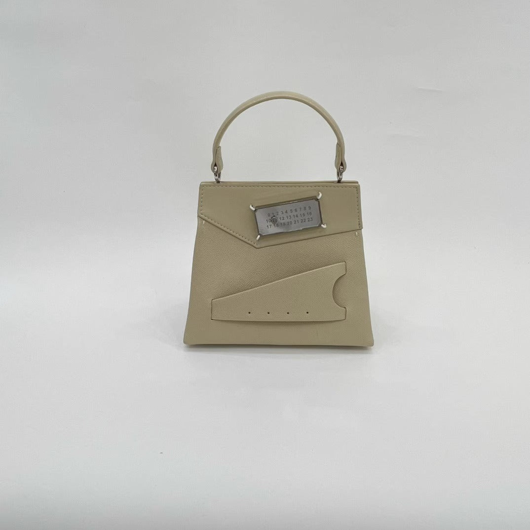 轻奢时尚韩版小众设计手提包mm6折纸包百搭单肩斜挎小包无痕代发