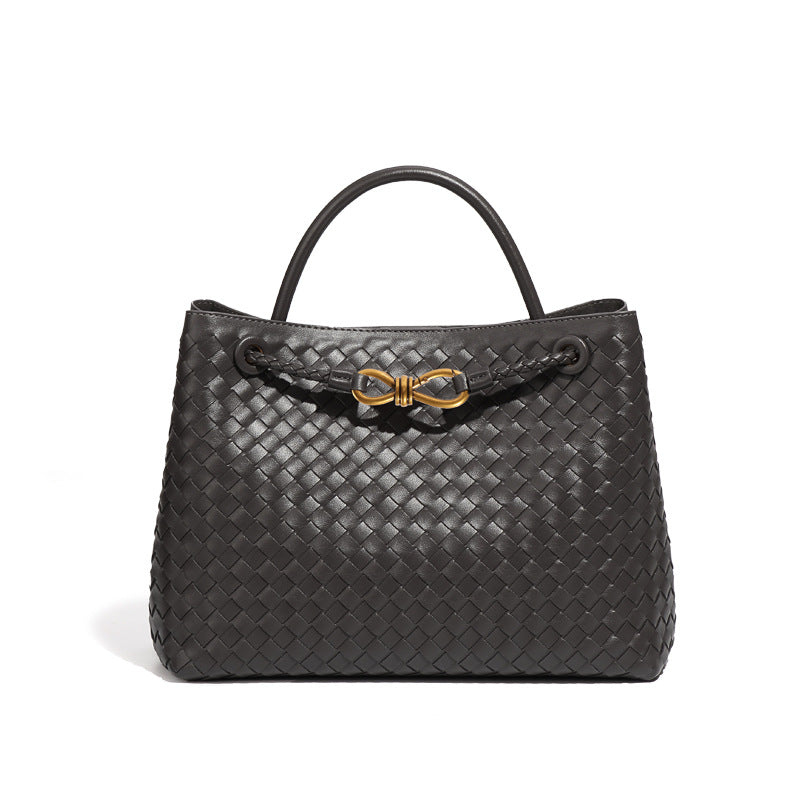 复古大容量包包女手工编织包包通勤百搭手提包时尚休闲单肩斜挎包