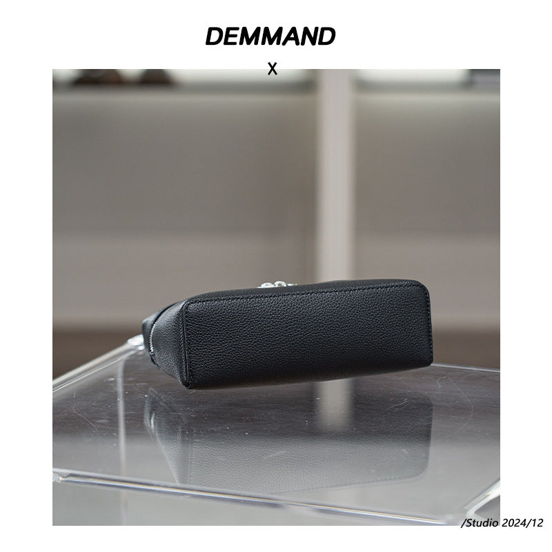 2025小包包夏季款饭盒包高级感小众真皮女包单肩斜挎女百搭