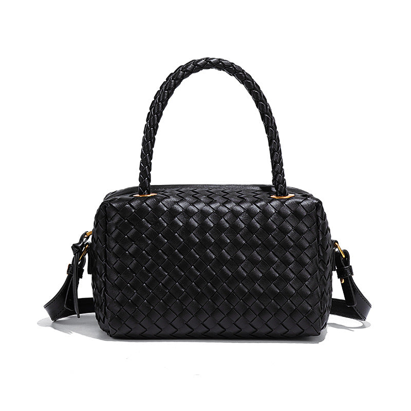 秋冬新款安可拉手提包潮流手工编织包包款时尚枕头包单肩斜挎女包