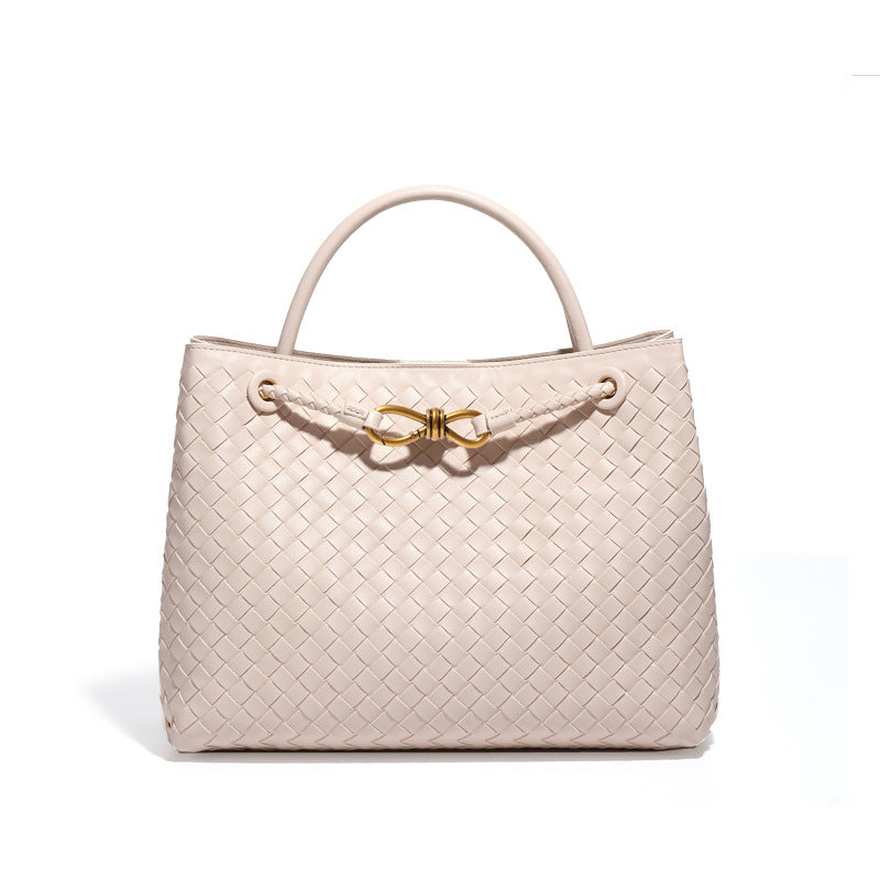 复古大容量包包女手工编织包包通勤百搭手提包时尚休闲单肩斜挎包