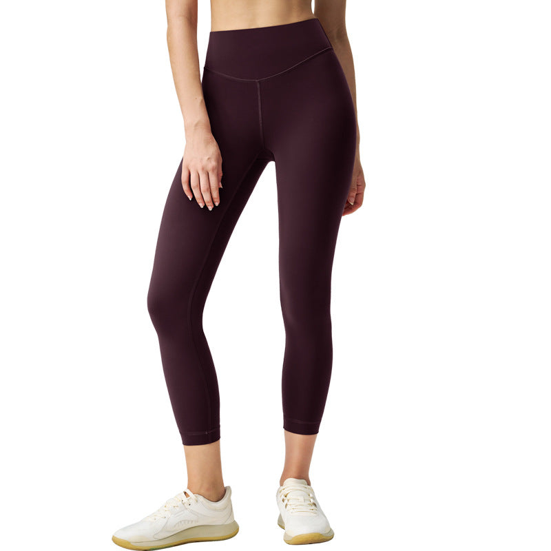 高腰lulu瑜伽裤女弹力提臀透气速干健身裤塑形训练运动紧身裤24"