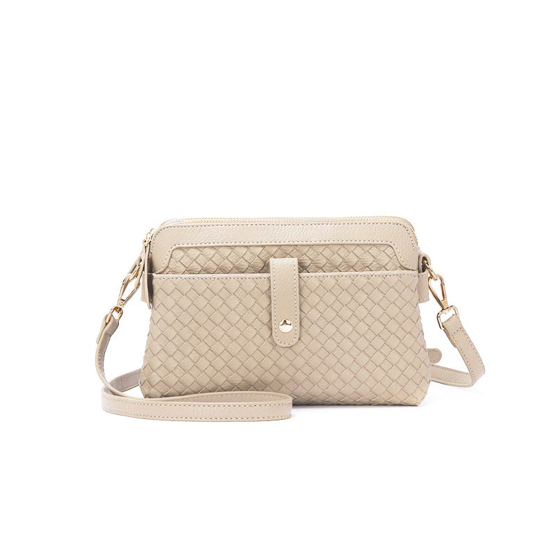 广州女包 2024工厂新款包包单肩多功能手提包编织斜跨包一件代发