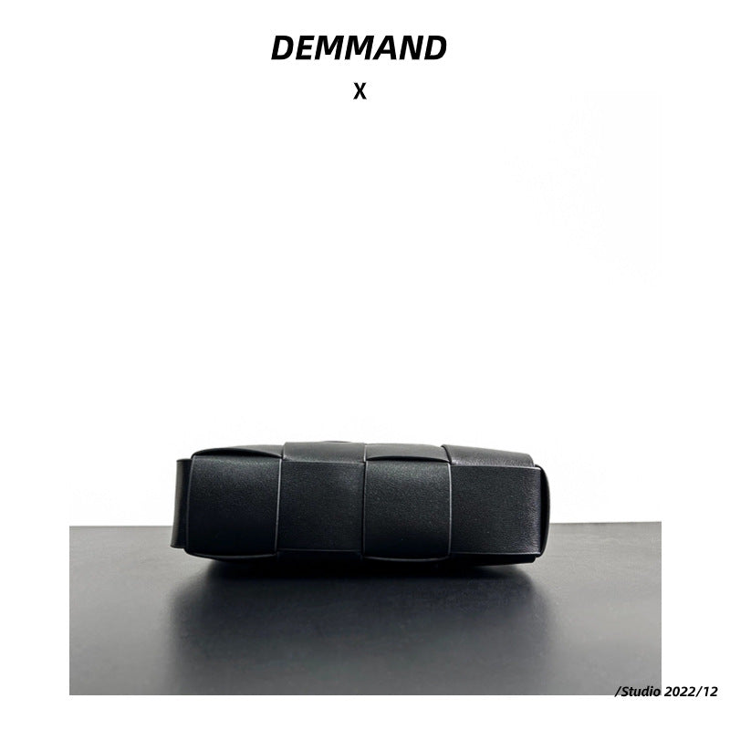 2023新款原创小众托特包大容量女包真皮编织手提包简约通勤质感包