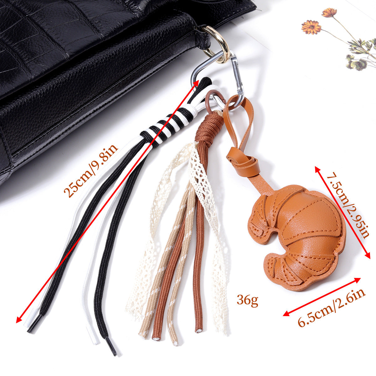 源头工厂PU皮流苏挂件合金挂件包挂吊饰钥匙扣批发厂货现货直供