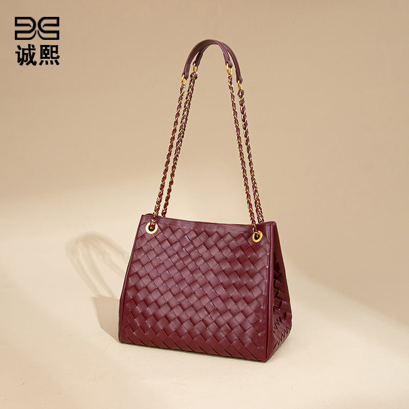 高级感大号降落伞编织女包质感潮流单肩腋下包休闲百搭单肩斜跨包