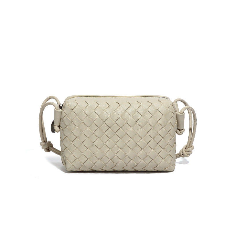 创意手工编织包包时尚潮流小方包秋冬新款小巧大容量单肩斜挎女包