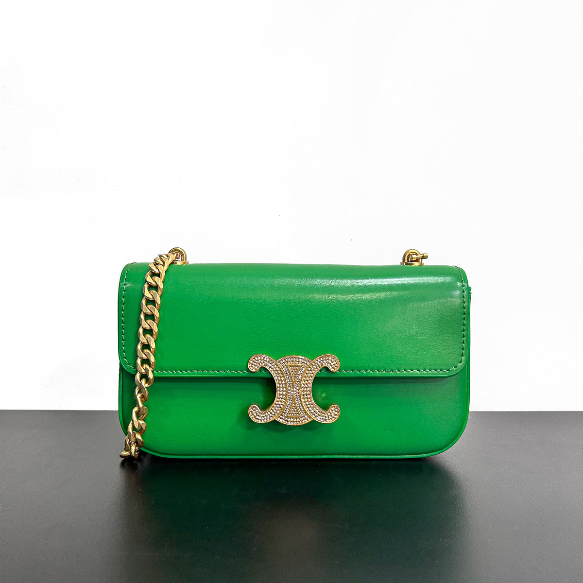 凯旋门包包复古腋下包豆腐包女2023新款单肩链条法棍包甜酷