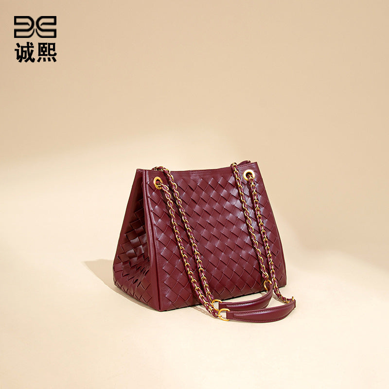 高级感大号降落伞编织女包质感潮流单肩腋下包休闲百搭单肩斜跨包