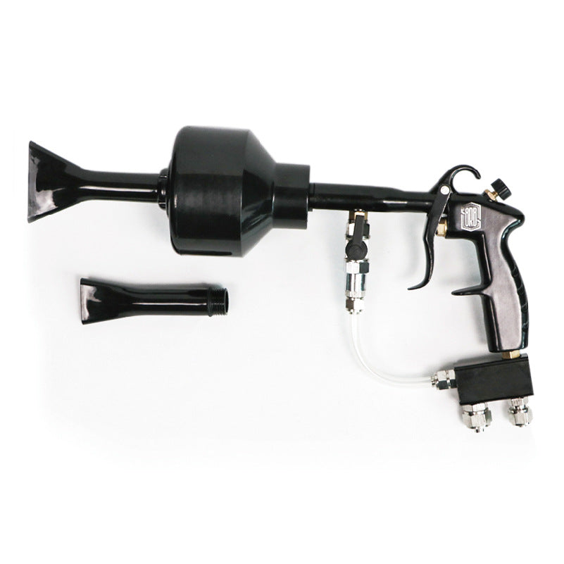 龙卷风双管精洗水气混合高压泡沫枪快插式一体水枪汽美洗车店工具