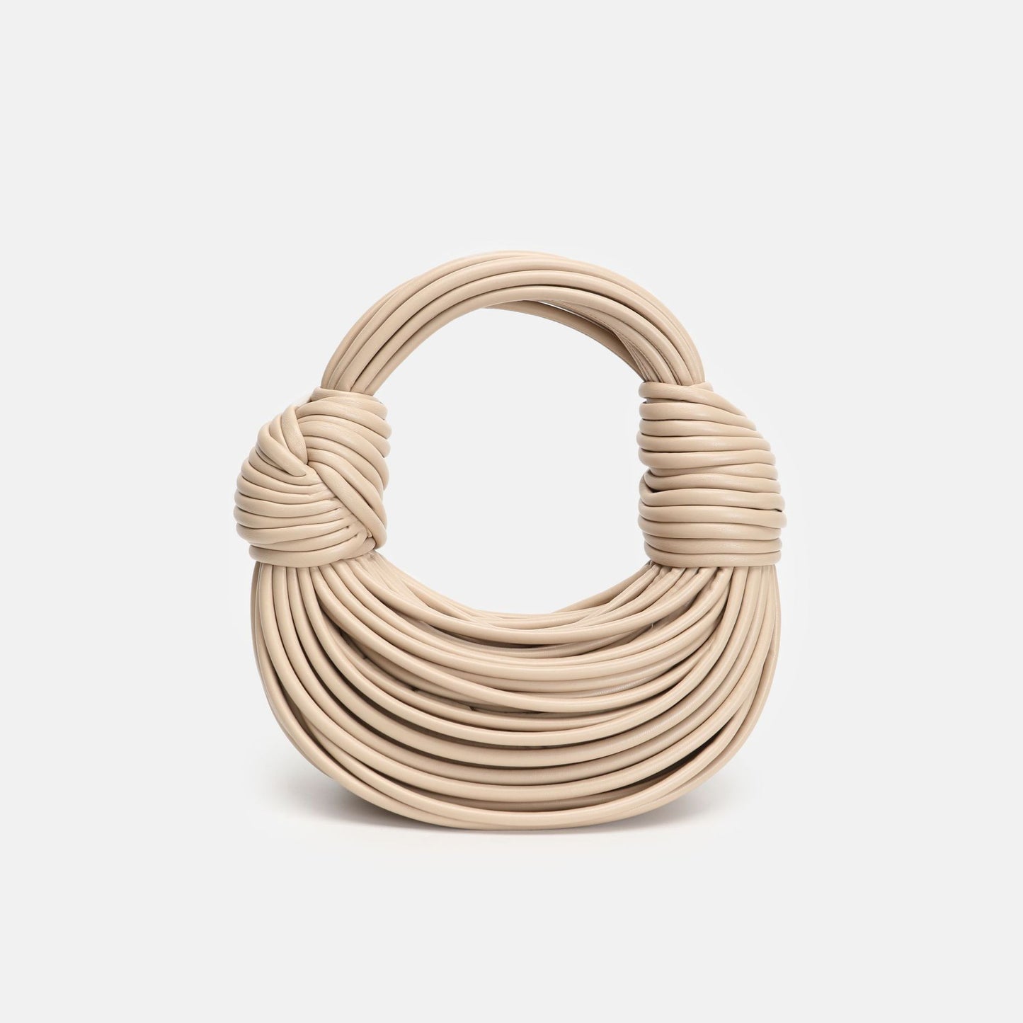 面条包手工编织绳结包小众设计打结拉面包面条包饺子云朵手提手拎