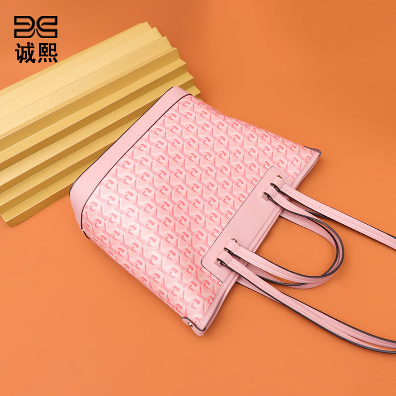 简约通勤小众大容量单肩包新款狗牙时尚百搭托特包女士休闲手提包