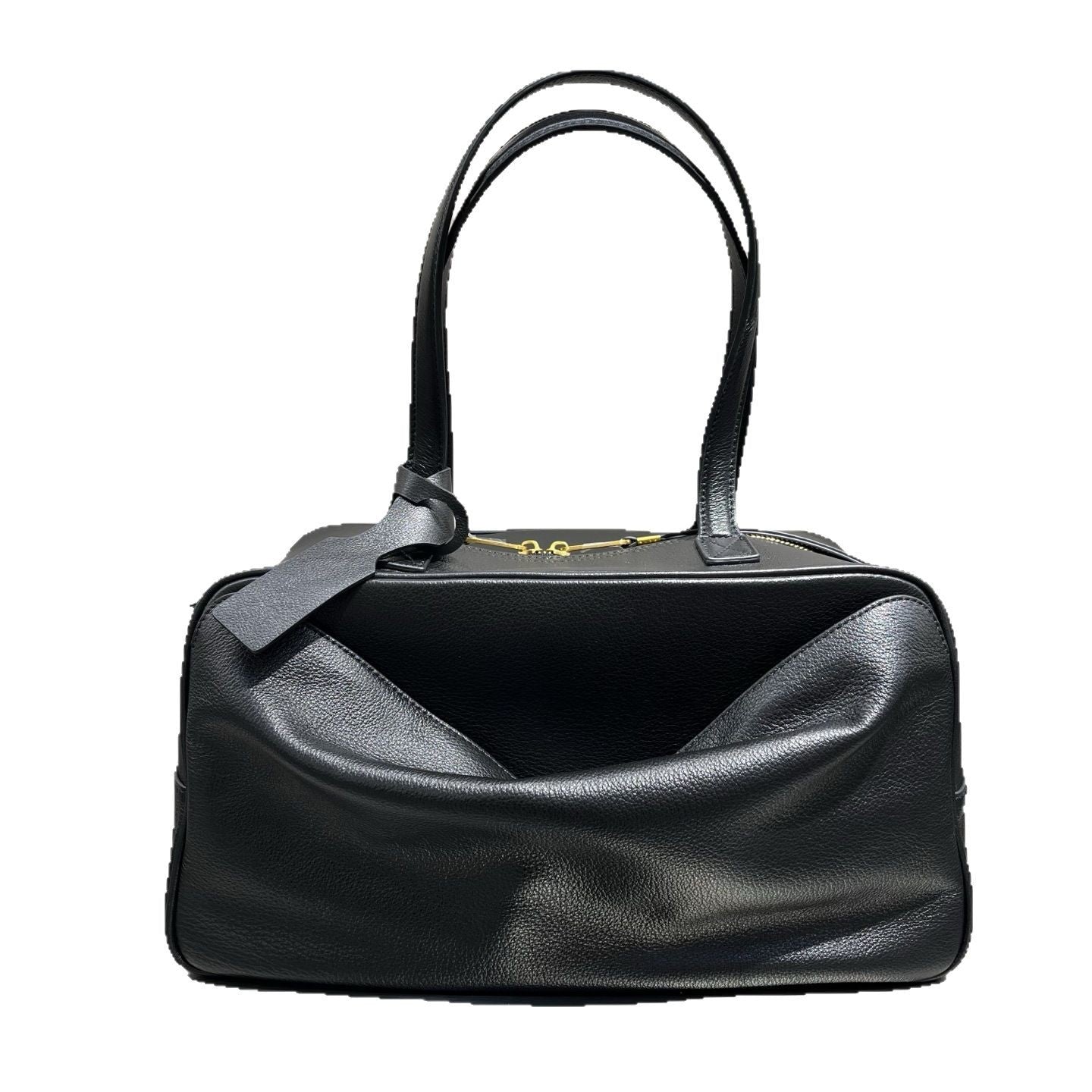 复古保龄球包2025新款小众高级感手提包通勤单肩腋下包包时尚女包