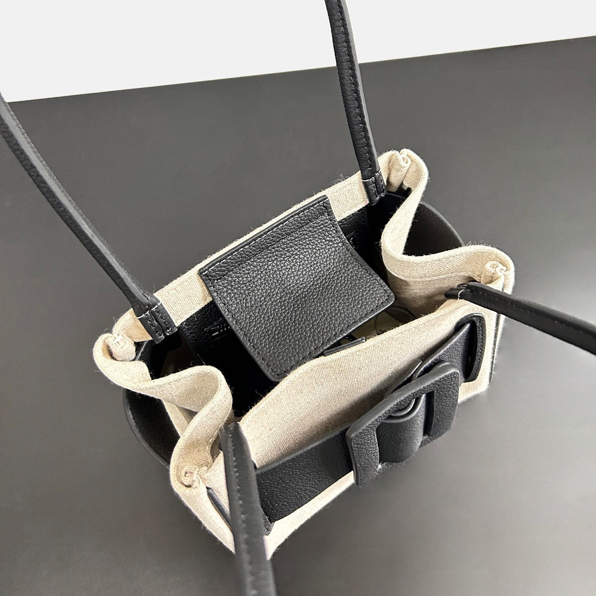 单肩腋下撞色帆布包包女式2024新款高级感小众休闲通勤托特包夏季