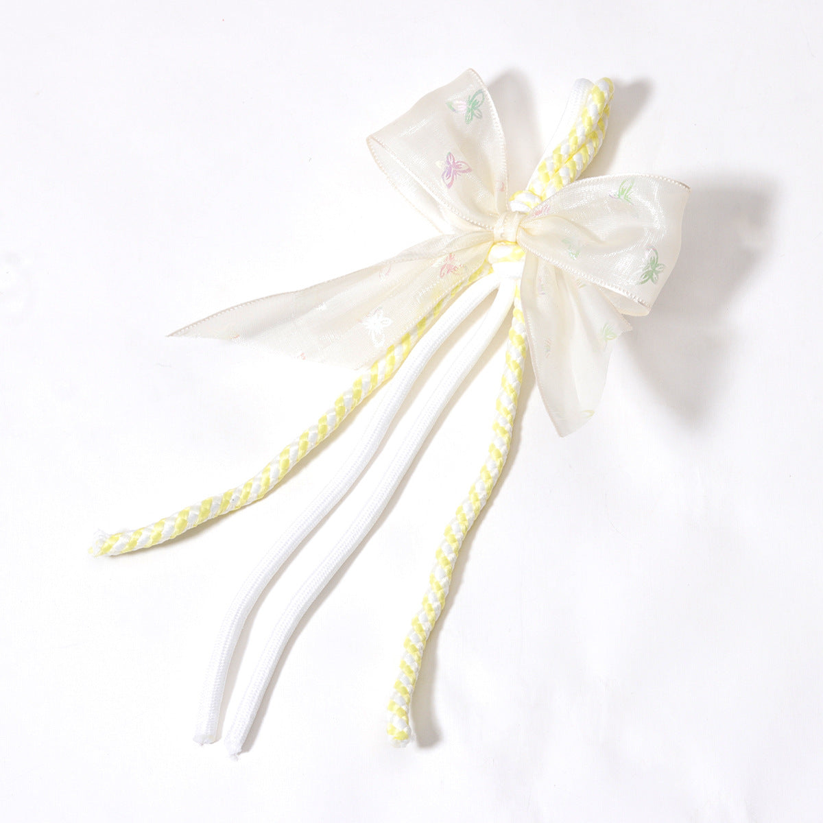 新款欧美波西米亚风涤纶纯手工编织钥匙扣包包挂件批发跨境亚马逊