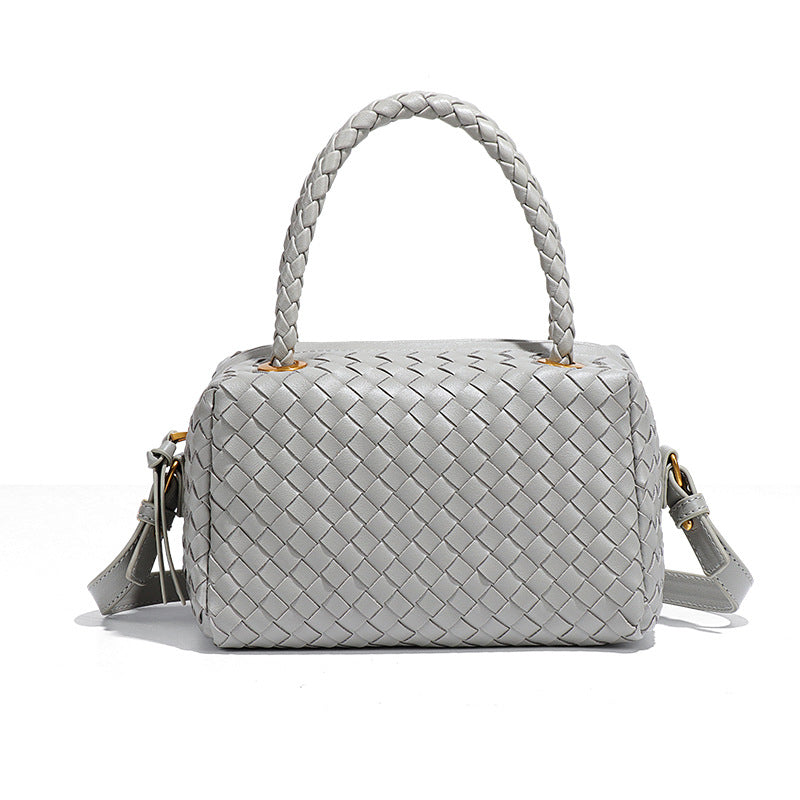 秋冬新款安可拉手提包潮流手工编织包包款时尚枕头包单肩斜挎女包