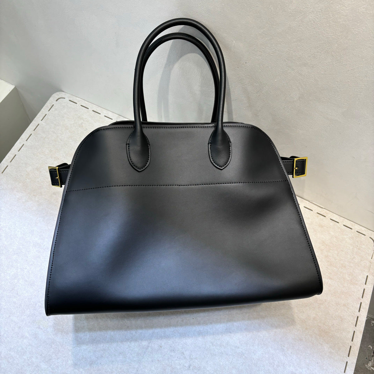 托特包包女士2024新款潮高级感黑色大容量手提公文包春夏通勤大包