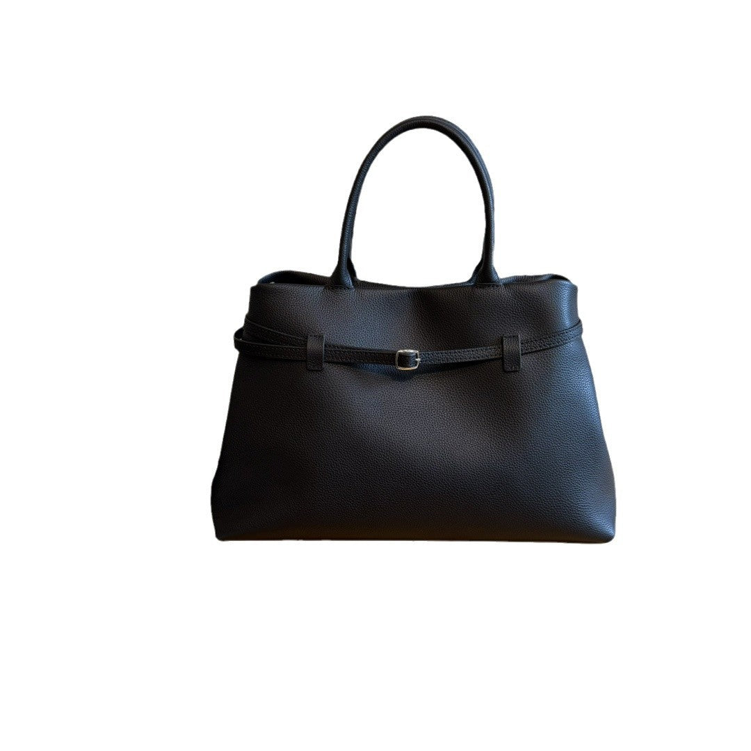 高级togo头层牛皮轻奢复古通勤包2024新款大容量手提包托特包包女