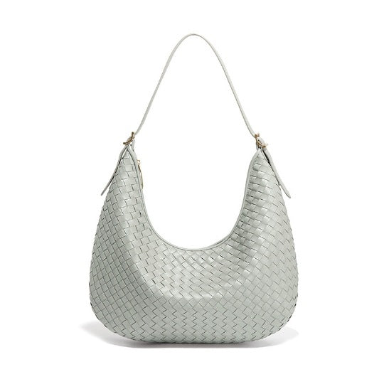 跨境批发女包高级感托特包编织包通勤百搭大容量单肩包小众腋下包