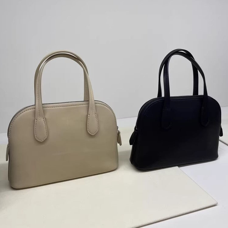 TROW Ingrid新款贝壳包 leather tote bag休闲真皮手提包一件代发