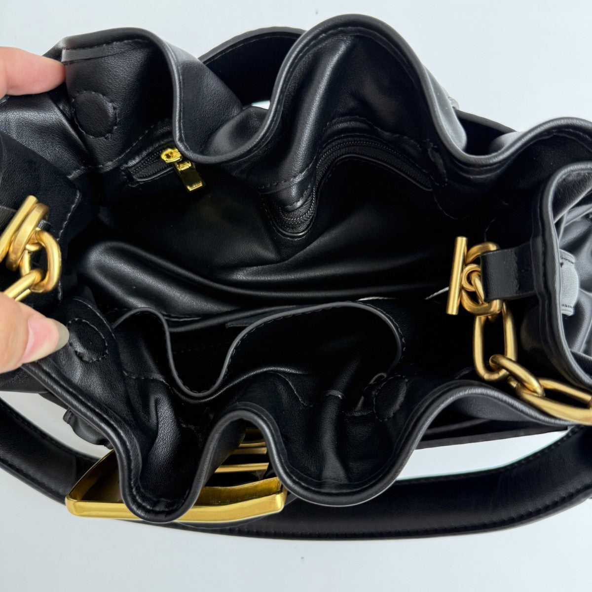 2025小众新款油蜡皮复古手提包高级质感PU皮百搭单肩斜挎包腋下包