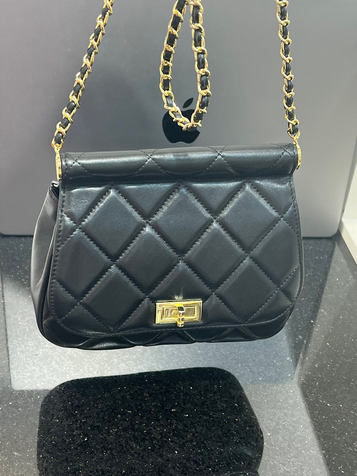 小香风链条包女2024新款时尚高级感小众菱格单肩包夏季斜挎小包女