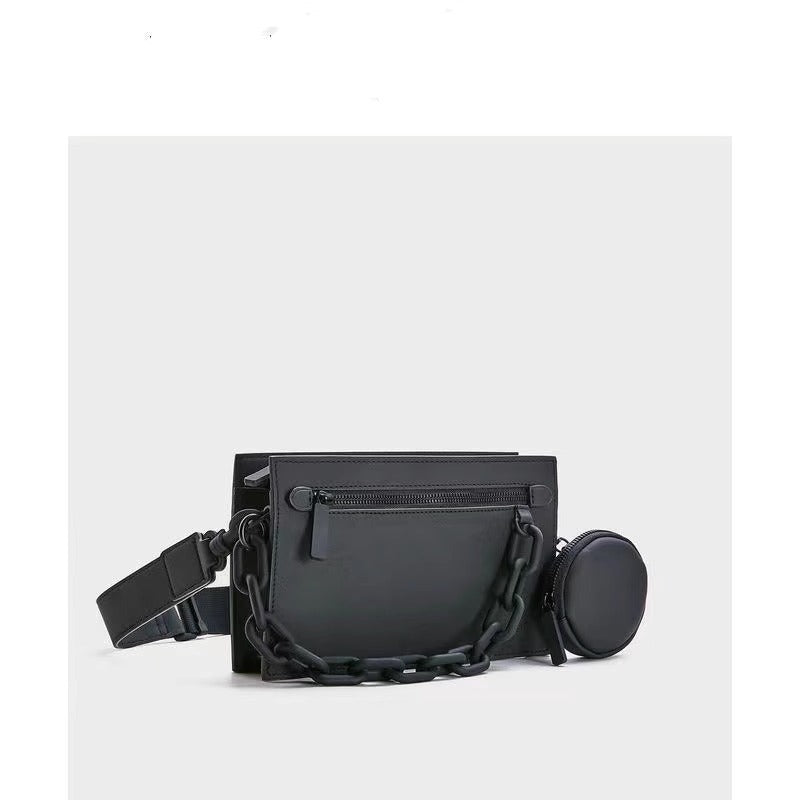 韩潮大牌男包牌盒子包个性男女生斜挎包时尚中性单肩百搭一件代发