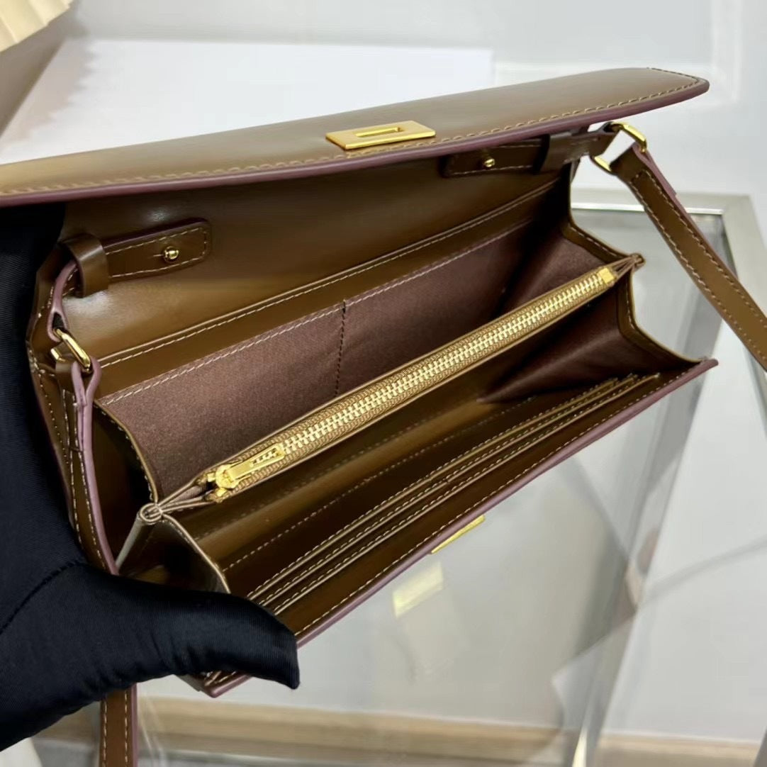 高级质感真皮长款手拿钱包女时尚2023新款软牛皮大容量钱夹放手机