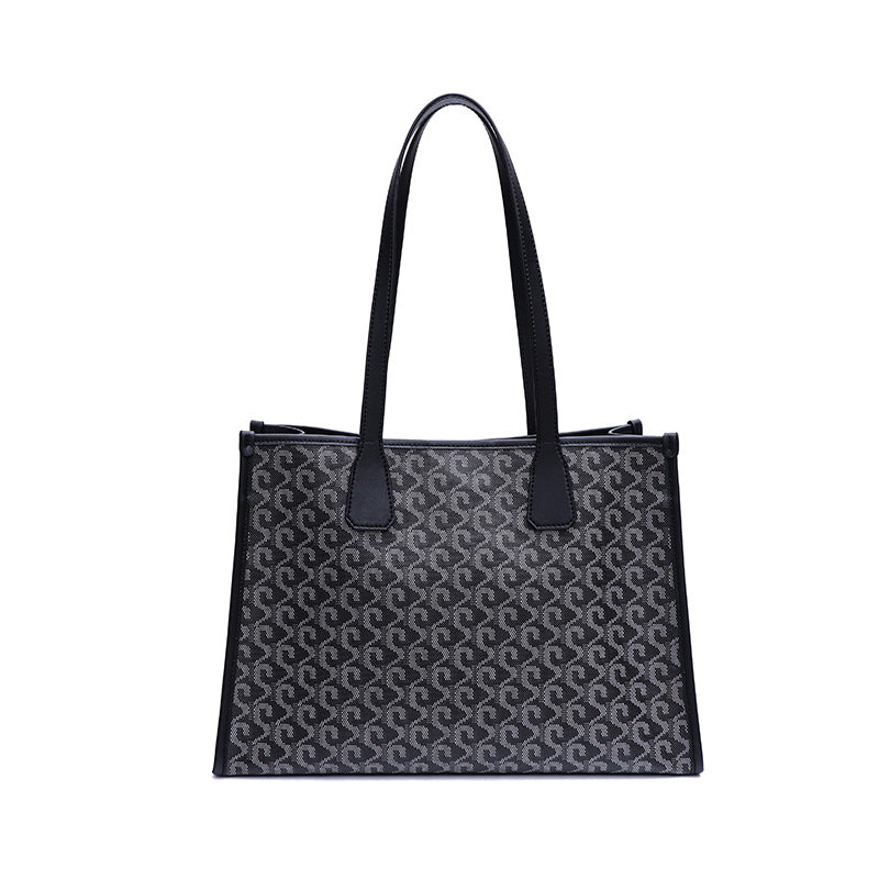 托特包大容量高级感小众时尚狗牙单肩女包新款简约洋气质感腋下包