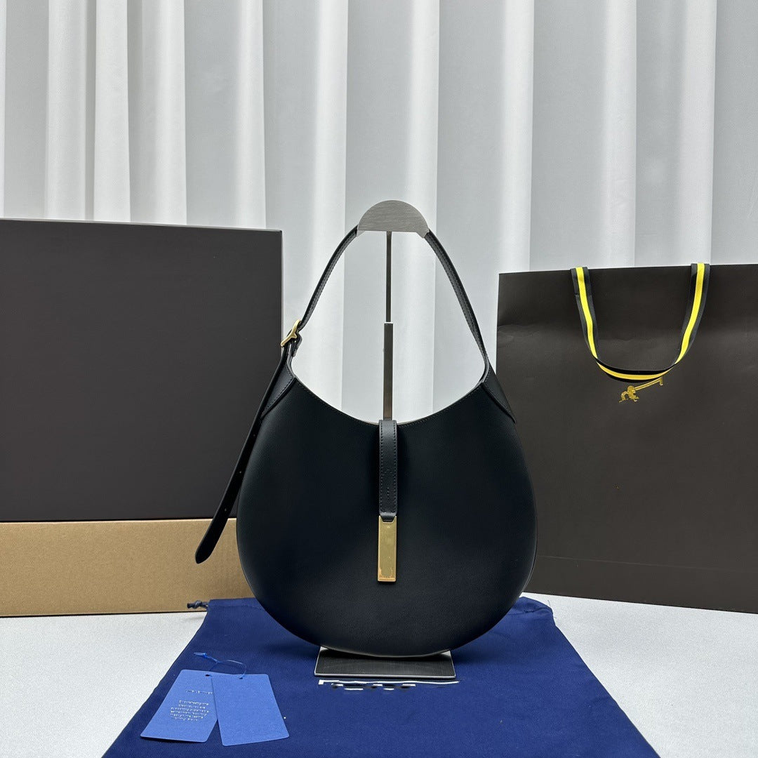 郑秀晶ins潮月牙包包马鞍女包斜挎单肩手提高级感腋下可颂包代发