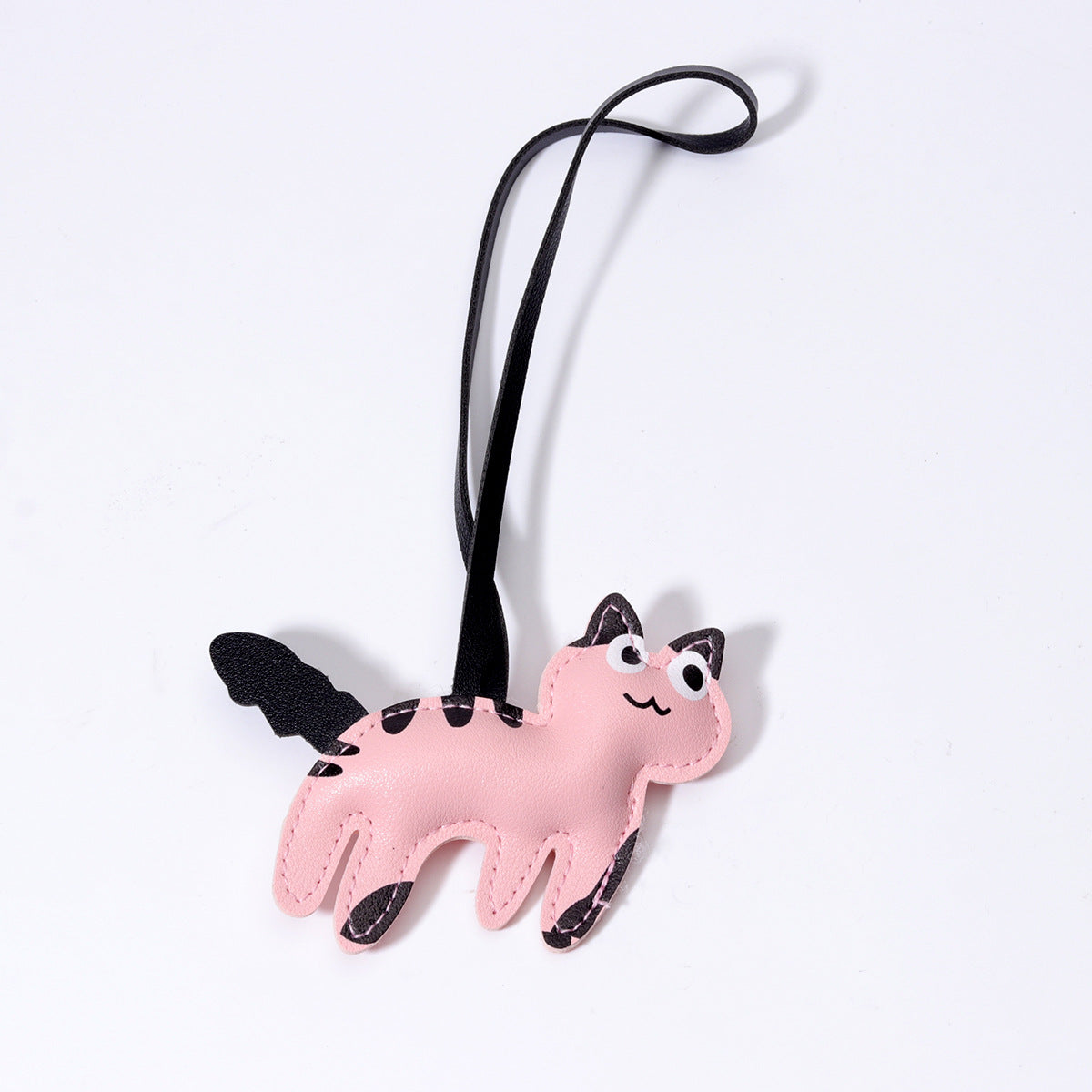 工厂批发定制时尚热销豹纹小花包扣仿真皮挂饰挂件钥匙扣装饰品