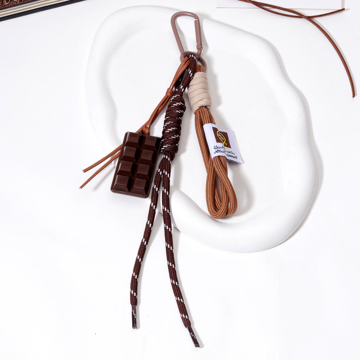 手工DIY碱水面包钥匙扣秋冬美拉德系可爱面包挂件学生情侣书包装