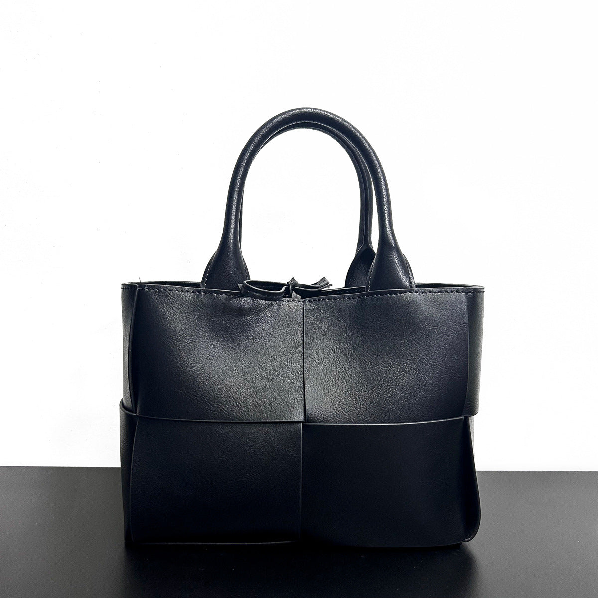 2023新款包包秋冬质感大包编织托特包女真皮大容量手提单肩斜挎包