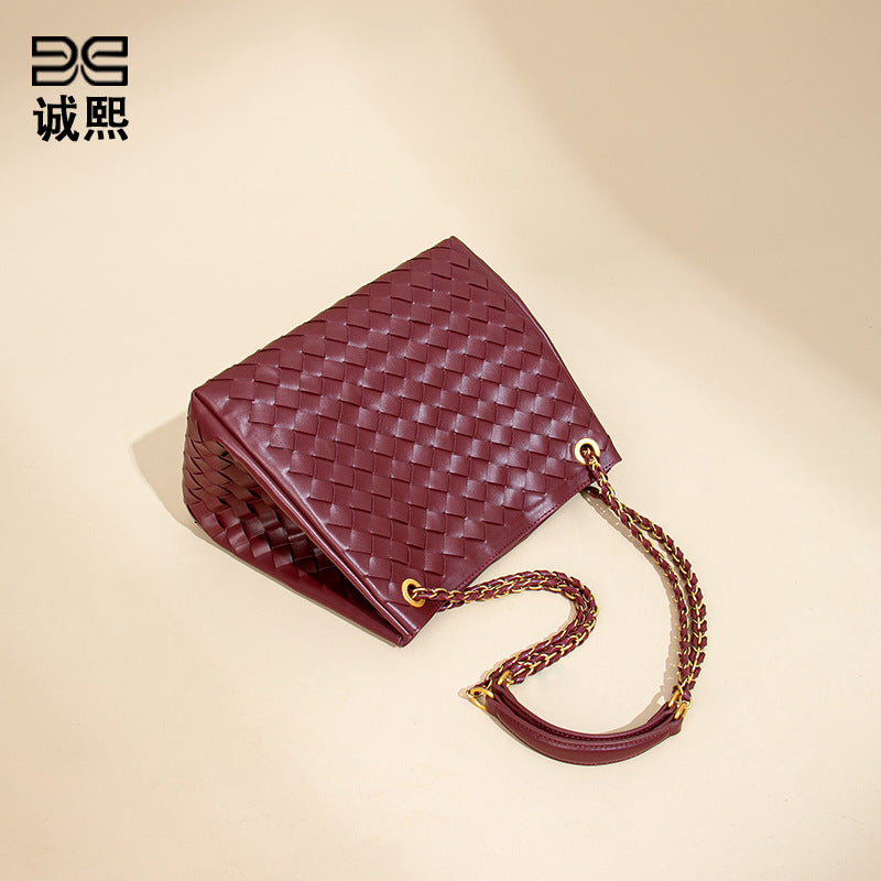 高级感大号降落伞编织女包质感潮流单肩腋下包休闲百搭单肩斜跨包